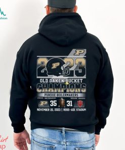 2023 Old Oaken Bucket Champions Purdue Boilermakers 36 – 31 Indiana Hoosiers November 25, 2023 Ross Ade Stadium T Shirt, hoodie, sweater, long sleeve and tank top 2023 Old Oaken Bucket Champions Purdue Boilermakers 36 – 31 Indiana Hoosiers November 25, 2023 Ross Ade Stadium T Shirt