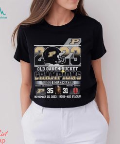 2023 Old Oaken Bucket Champions Purdue Boilermakers 36 – 31 Indiana Hoosiers November 25, 2023 Ross Ade Stadium T Shirt, hoodie, sweater, long sleeve and tank top 2023 Old Oaken Bucket Champions Purdue Boilermakers 36 – 31 Indiana Hoosiers November 25, 2023 Ross Ade Stadium T Shirt
