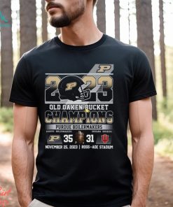 2023 Old Oaken Bucket Champions Purdue Boilermakers 36 – 31 Indiana Hoosiers November 25, 2023 Ross Ade Stadium T Shirt, hoodie, sweater, long sleeve and tank top 2023 Old Oaken Bucket Champions Purdue Boilermakers 36 – 31 Indiana Hoosiers November 25, 2023 Ross Ade Stadium T Shirt
