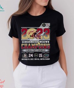 2023 Sunshine Showdown Champions Florida State Seminoles 24 – 15 Florida Gators November 25, 2023 Ben Hill Griffin Stadium T Shirt, hoodie, sweater, long sleeve and tank top 2023 Sunshine Showdown Champions Florida State Seminoles 24 – 15 Florida Gators November 25, 2023 Ben Hill Griffin Stadium T Shirt