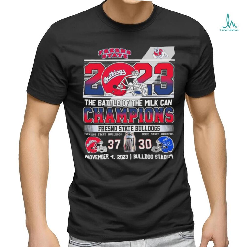 2023 The Battle Of The Milk Can Champions Fresno State Bulldogs 37 20 Boise State Shirt 2023 The Battle Of The Milk Can Champions Fresno State Bulldogs 37 20 Boise State Shirt