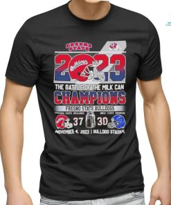 2023 The Battle Of The Milk Can Champions Fresno State Bulldogs 37 – 30 November 4 2023 Bulldog Stadium T Shirt
