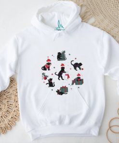 2023 We Wish You A Merry Xmas Snowcat Black Cat shirt