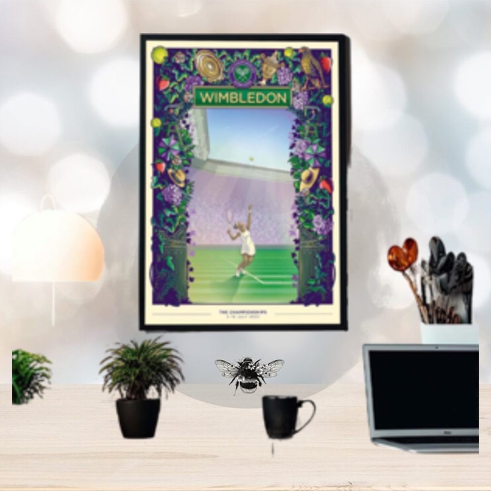 2023 Wimbledon Always Like Never Before Poster Canvas 2023 Wimbledon Always Like Never Before Poster Canvas