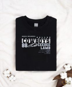 2023 season Dallas Cowboys 88 ceedee lamb signature shirt