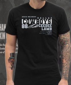 2023 season Dallas Cowboys 88 ceedee lamb signature shirt