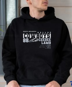 2023 season Dallas Cowboys 88 ceedee lamb signature shirt