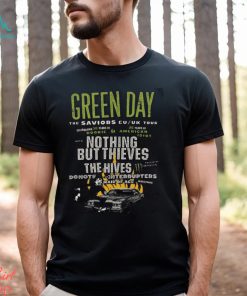 2024 Green Day The Saviors Tour Dates 2 Sides T Shirt