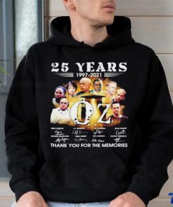 25 years 1997 2021 OZ band Signatures Thank You For The Memories Shirt t shirt