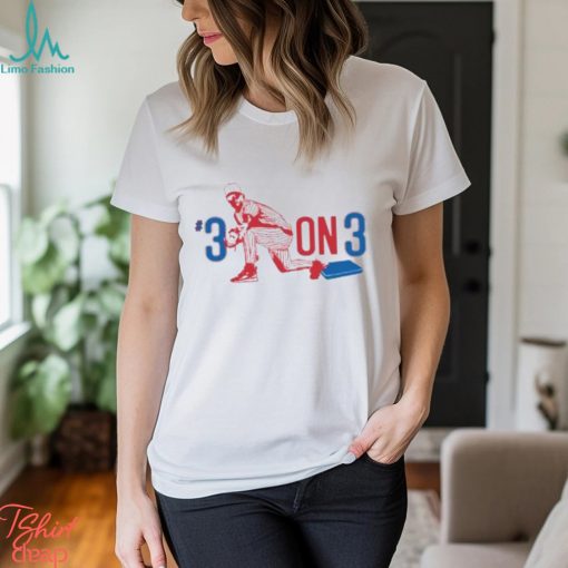 #3 ON 3 Bryce Harper, Philadelphia Phillies Shirt