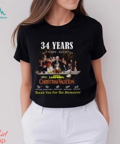 34 Years 1989 – 2023 National Lampoon’s Christmas Vacation Thank You For The Memories T Shirt