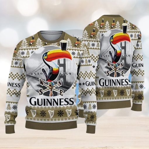 3D 60 Guinness Ugly Sweater Beer Drinking Christmas 3D Sweater