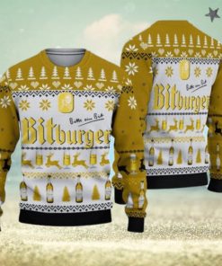 3D Bitburger Beer Ugly Sweater Christmas