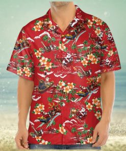 3D Christmas Santa Hawaii Shirt