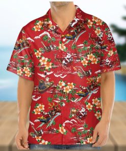 3D Christmas Santa Hawaii Shirt