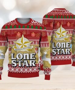 3D Lone Star Ugly Sweater Beer Drinking Christmas