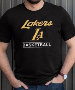 '47 Black Los Angeles Lakers 2023 24 City Edition Triplet Franklin T Shirt