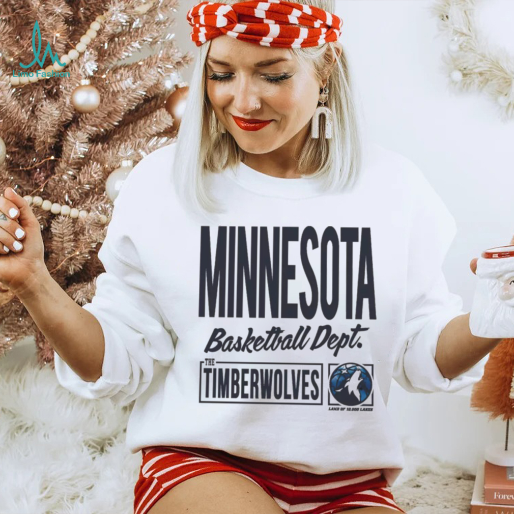 Timberwolves city sales edition t shirt