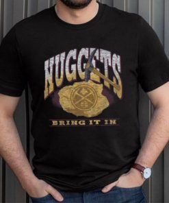 '47 Brand Men's Denver Nuggets Blue Bring It In T Shirt