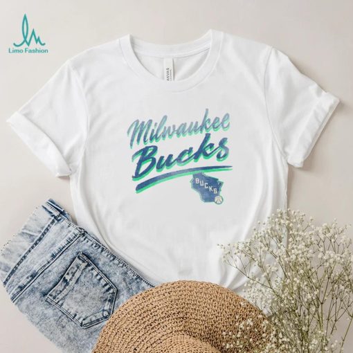 ’47 Brand Women’s 2023 24 City Edition Milwaukee Bucks Frankie T Shirt