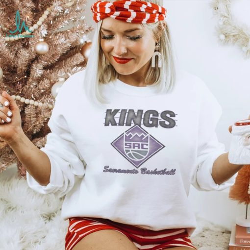 '47 Women's Sacramento Kings White We Have Heart Frankie T Shirt