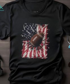 4th Of July Football Usa American Flag Patriotic Shirt