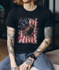 4th Of July Football Usa American Flag Patriotic Shirt