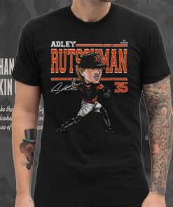 500 Level Youth Baltimore Orioles Black Adley Rutschman Cartoon T Shirt