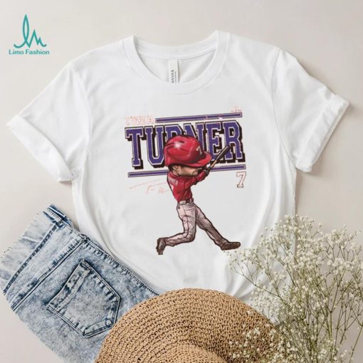 500 Level Youth Philadelphia Phillies Trea Turner Cartoon T Shirt