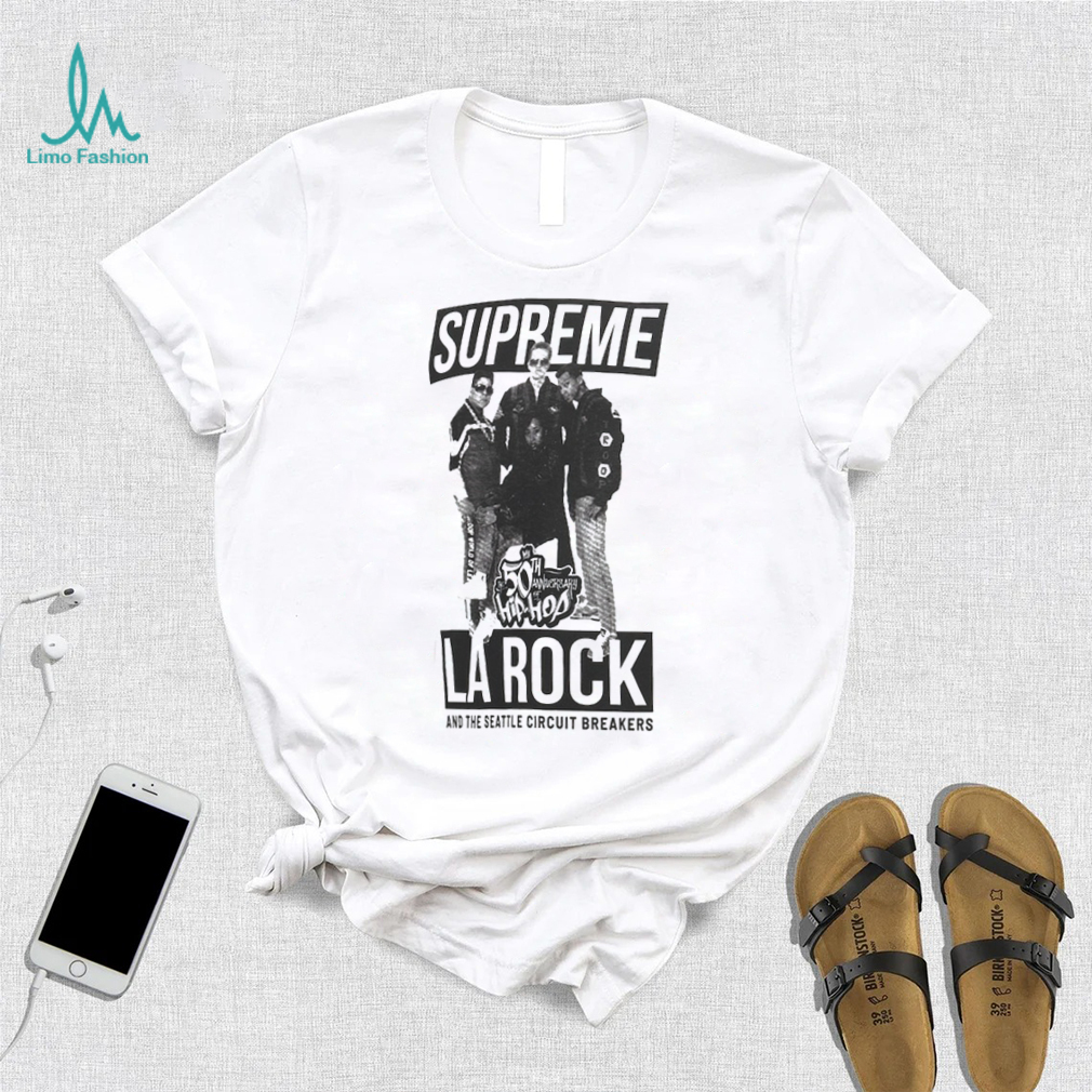 50th Anniversary of Hip Hop Supreme La Rock Graphic T Shirt - Limotees