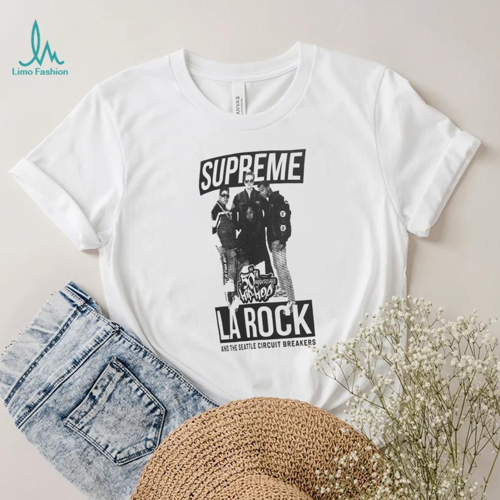 50th Anniversary of Hip Hop Supreme La Rock Graphic T Shirt Limotees