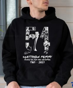 54 Years 1969 2023 Matthew Perry Thank You for the memories signature shirt