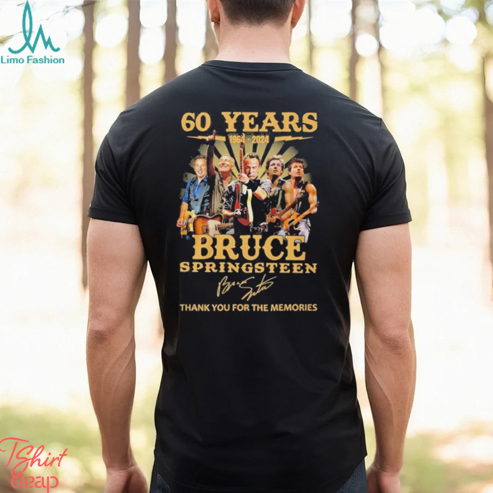60 Years 1964 – 2024 Bruce Springsteen Thank You For The Memories shirt 60 Years 1964 – 2024 Bruce Springsteen Thank You For The Memories shirt