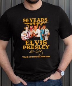 90 years 1935 2025 Elvis Presley thank you for the memories shirt