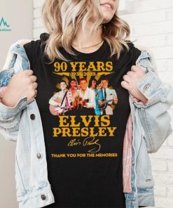 90 years 1935 2025 Elvis Presley thank you for the memories shirt
