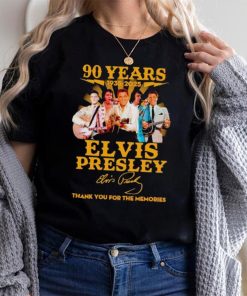 90 years 1935 2025 Elvis Presley thank you for the memories shirt