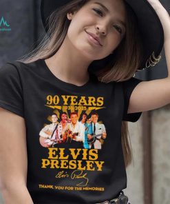 90 years 1935 2025 Elvis Presley thank you for the memories shirt