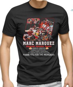 93 Marc Marquez Repsol Honda Team 2013 2023 Thank You For The Memories Signature Shirt