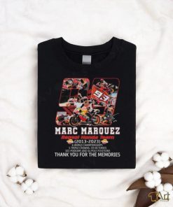 93 Marc Marquez Repsol Honda Team 2013 2023 Thank You For The Memories Signature Shirt