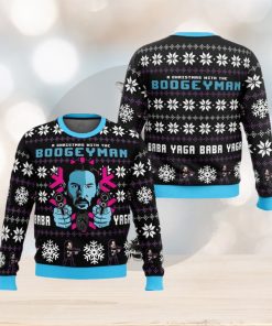 A Christmas With A Boogeyman Thriller Ugly Christmas Sweater Christmas Sweater For Men And Women