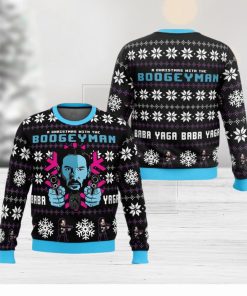 A Christmas With A Boogeyman Thriller Ugly Christmas Sweater Christmas Sweater For Men And Women