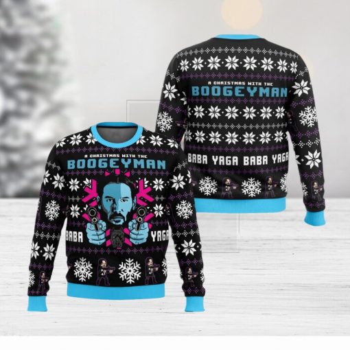 A Christmas With A Boogeyman Thriller Ugly Christmas Sweater Christmas Sweater For Men And Women