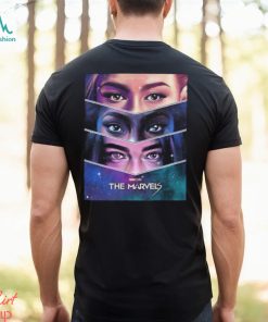 A Cosmic Trio The Marvels Carol Danver x Monica Rambeau x Kamala Khan Eyes T Shirt