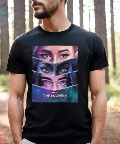 A Cosmic Trio The Marvels Carol Danver x Monica Rambeau x Kamala Khan Eyes T Shirt