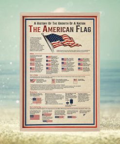 A History Of The Growth Of A Nation The American Flag Canvas Print, Gift For Independence Day