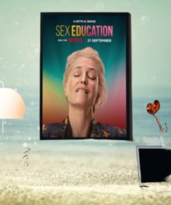 A Netflix Series Sex Education Season 4 On Netflix 21 September Gillian First Home Decor Poster Canvas