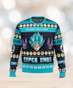 A Very Saiyan Christmas Dragon Ball Z Ugly Christmas Sweaters