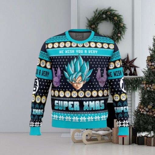 A Very Saiyan Christmas Dragon Ball Z Ugly Christmas Sweaters