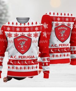 A.C. Perugia Ugly Christmas Sweater Snowflake Pattern Pattern 3D Sweater Holiday Gift Ideas For Men And Women