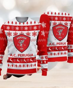 A.C. Perugia Ugly Christmas Sweater Snowflake Pattern Pattern 3D Sweater Holiday Gift Ideas For Men And Women